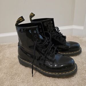 Dr. Martens 1460 Black Patent Leather Boots